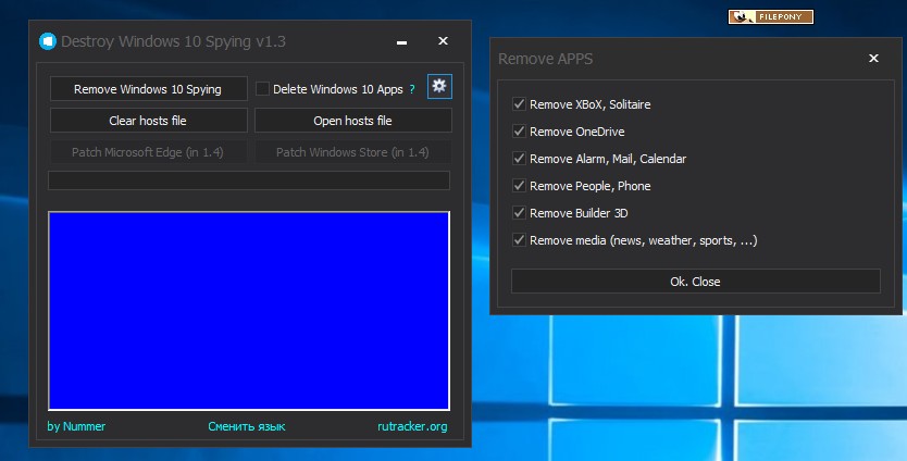 Destroy windows 10 spying. Destroy Windows spying (DWS. Windows шпион. Windows Spy Destroyer.