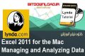 دانلود فیلم آموزشی Lynda Excel 2011 for the Mac: Managing and Analyzing Data
