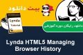 آموزش Lynda HTML5 Managing Browser History
